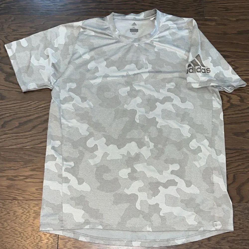 adidas Climalite urban camouflage camo gym warm up workout T shirt XL men’s